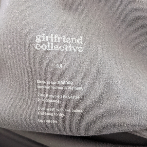 Girlfriend Collective Cami Unitard M Moon Gray Yoga Pilates Jumpsuit Athletic - Picture 6 of 9